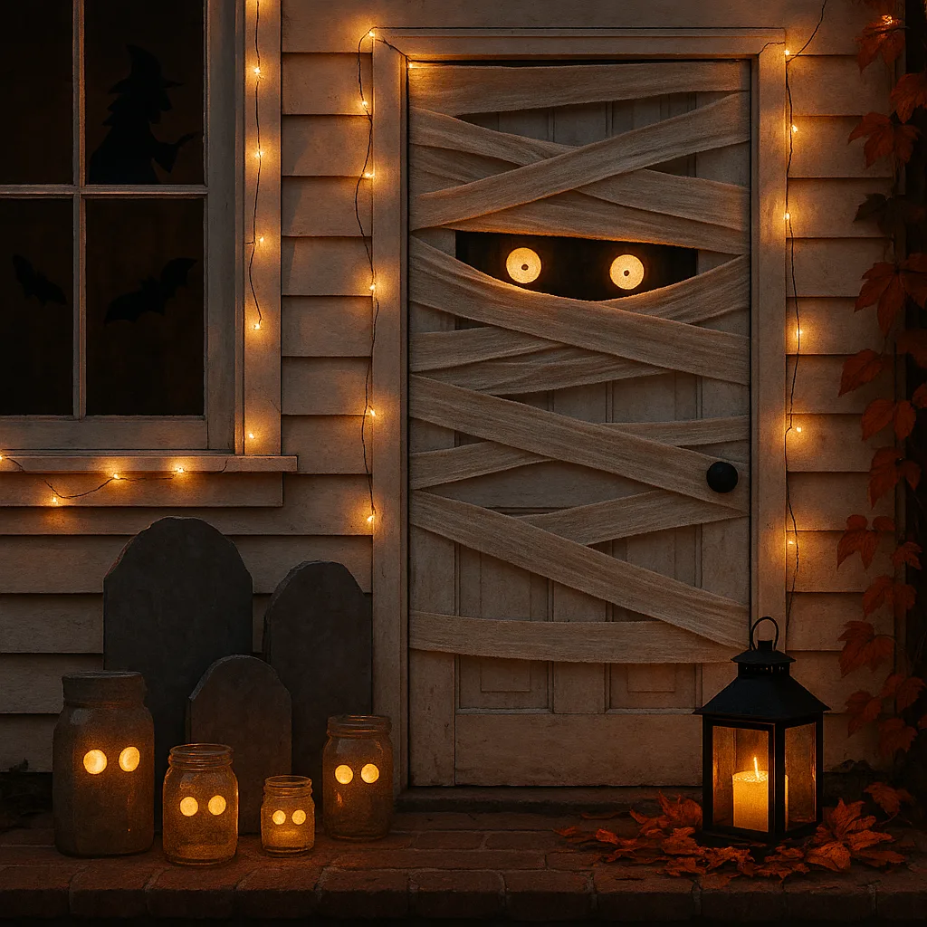 Décoration Halloween pas chère en récup et LED
